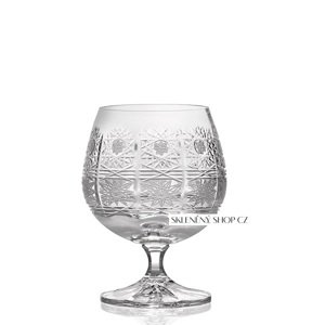 Aurum Crystal Broušené sklenice na koňak 250 ml, 6 ks