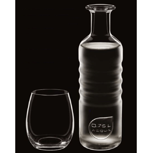 Luigi Bormioli Hydrosommelier set láhev na vodu a sklenice (1+6)