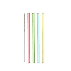 Leonardo Sada barevných skleněných brček (4+1) Délka brček: 20 cm