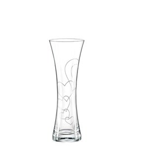 Crystalex Skleněná váza LOVE1 195 mm