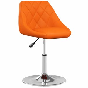 Kancelářská židle umělá kůže / chrom Dekorhome Oranžová,Kancelářská židle umělá kůže / chrom Dekorhome Oranžová