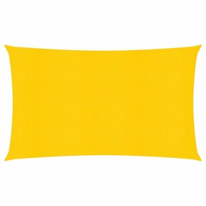 Stínící plachta obdélníková HDPE 2,5 x 3,5 m Dekorhome Žlutá,Stínící plachta obdélníková HDPE 2,5 x 3,5 m Dekorhome Žlutá