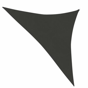 Stínící plachta trojúhelníková HDPE 2,5 x 2,5 x 3,5 m Dekorhome Antracit,Stínící plachta trojúhelníková HDPE 2,5 x 2,5 x 3,5 m Dekorhome Antracit