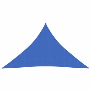 Stínící plachta trojúhelníková HDPE 2,5 x 2,5 x 3,5 m Dekorhome Modrá,Stínící plachta trojúhelníková HDPE 2,5 x 2,5 x 3,5 m Dekorhome Modrá