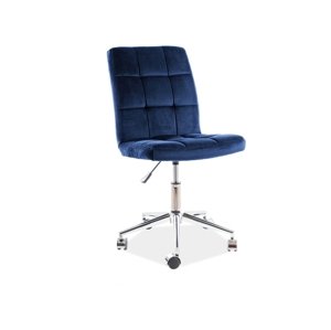 Kancelářská židle Q-020 Modrá,Kancelářská židle Q-020 Modrá