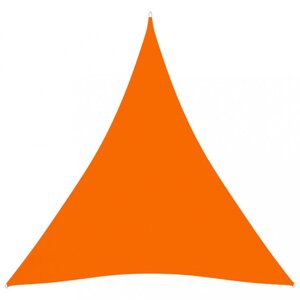 Stínící plachta trojúhelníková 4x4x4 m oxfordská látka Dekorhome Oranžová,Stínící plachta trojúhelníková 4x4x4 m oxfordská látka Dekorhome Oranžová