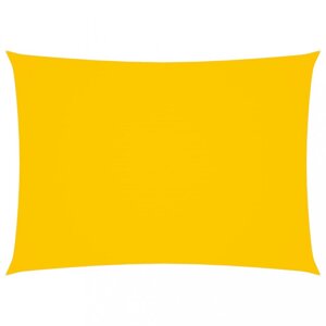 Stínící plachta obdélníková oxfordská látka 4 x 6 m Dekorhome Žlutá,Stínící plachta obdélníková oxfordská látka 4 x 6 m Dekorhome Žlutá