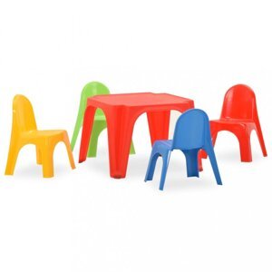 Dětský stůl s židlemi PP Dekorhome,Dětský stůl s židlemi PP Dekorhome
