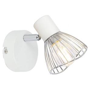 Nástěnná lampa FLY Bílá / stříbrná,Nástěnná lampa FLY Bílá / stříbrná