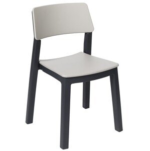 Zahradní židle BISTROT ITALIA Černá / bílá,Zahradní židle BISTROT ITALIA Černá / bílá