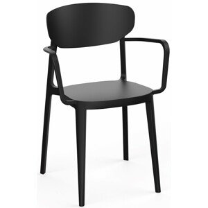 Jídelní židle MARE ARMCHAIR Černá,Jídelní židle MARE ARMCHAIR Černá