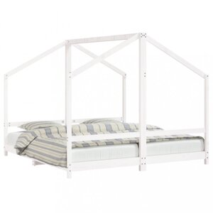 Dvojitá dětská domečková postel Dekorhome 90 x 190 cm,Dvojitá dětská domečková postel Dekorhome 90 x 190 cm