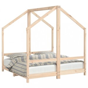 Dvojitá dětská domečková postel Dekorhome 70 x 140 cm,Dvojitá dětská domečková postel Dekorhome 70 x 140 cm