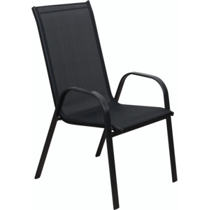 Zahradní židle XT1012C (ZWC-2429) Černá,Zahradní židle XT1012C (ZWC-2429) Černá