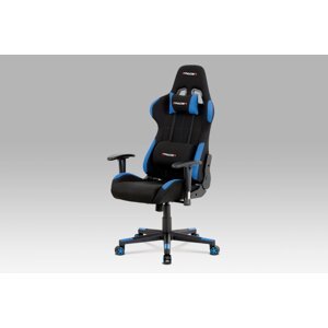 Kancelářská židle KA-F02 látka / plast Modrá,Kancelářská židle KA-F02 látka / plast Modrá