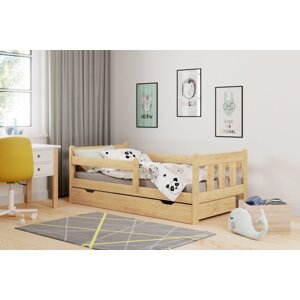 Dětská postel se zásuvkou MARINELLA 160x80 cm Borovice,Dětská postel se zásuvkou MARINELLA 160x80 cm Borovice