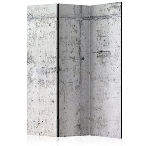 Paraván Concrete Wall Dekorhome 135x172 cm (3-dílný),Paraván Concrete Wall Dekorhome 135x172 cm (3-dílný)