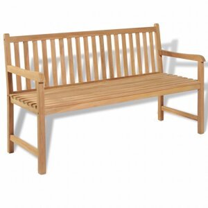 Zahradní lavička 150 cm z teakového dřeva,Zahradní lavička 150 cm z teakového dřeva