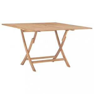 Skládací zahradní stůl 120x120 cm teakové dřevo Dekorhome,Skládací zahradní stůl 120x120 cm teakové dřevo Dekorhome