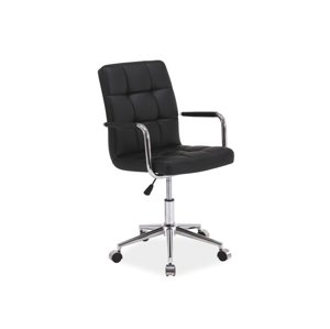 Kancelářská židle Q-022 Černá,Kancelářská židle Q-022 Černá