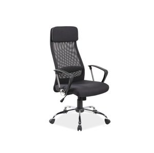 Kancelářská židle Q-345 Černá,Kancelářská židle Q-345 Černá