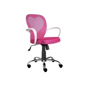 Dětská kancelářská židle DAISY Růžová,Dětská kancelářská židle DAISY Růžová