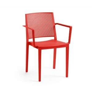 Jídelní židle GRID ARMCHAIR Červená,Jídelní židle GRID ARMCHAIR Červená