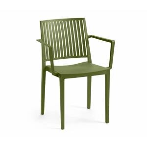 Jídelní židle BARS ARMCHAIR Zelená,Jídelní židle BARS ARMCHAIR Zelená