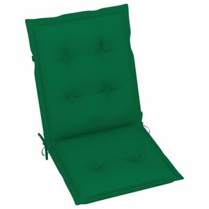 Podušky na zahradní židle 2 ks Dekorhome Tmavě zelená,Podušky na zahradní židle 2 ks Dekorhome Tmavě zelená