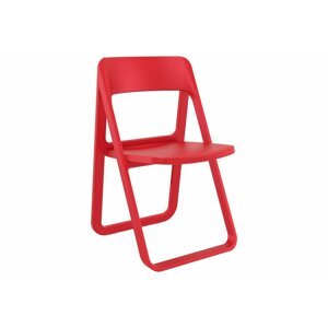 Zahradní židle skládací Dekorhome Červená,Zahradní židle skládací Dekorhome Červená