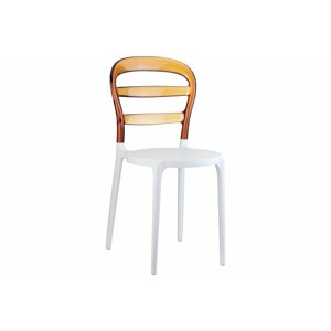 Jídelní židle Dekorhome Bílá / hnědá,Jídelní židle Dekorhome Bílá / hnědá