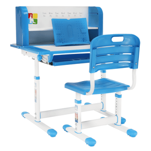 Rostoucí dětský stůl a židle ALEXIS Modrá,Rostoucí dětský stůl a židle ALEXIS Modrá