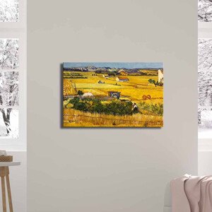 Obraz na plátně Vincent Van Gogh – Pšeničná pole