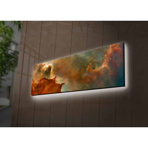 Nástěnný obraz na plátně s led osvětlením SOUMRAK 30 cm