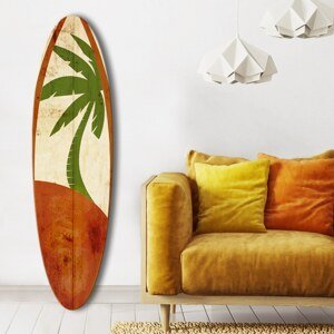 Dekorace surfové prkno  Palma