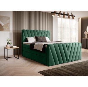 Čalouněná postel CANDICE Boxsprings 160 x 200 cm Lukso 35