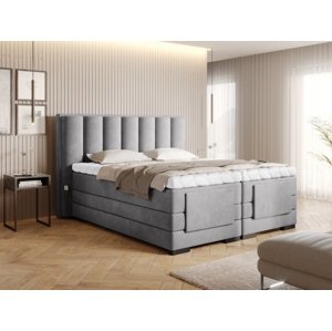 Čalouněná postel VEROS Boxsprings 160 x 200 cm Nube 03