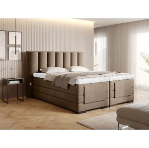 Čalouněná postel VEROS Boxsprings 140 x 200 cm Nube 20