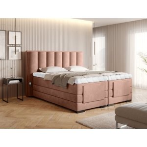 Čalouněná postel VEROS Boxsprings 160 x 200 cm Nube 24