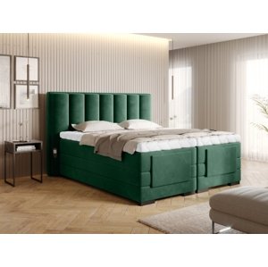 Čalouněná postel VEROS Boxsprings 140 x 200 cm Lukso 35
