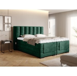 Čalouněná postel VEROS Boxsprings 140 x 200 cm Nube 35