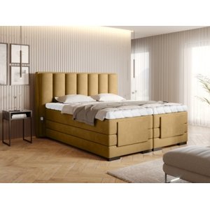 Čalouněná postel VEROS Boxsprings 140 x 200 cm Nube 45