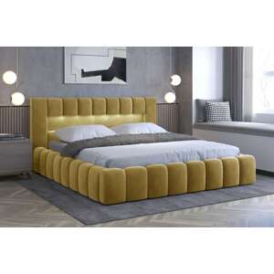 Čalouněná postel LAMICA 160 cm kovový rošt Monolith 48