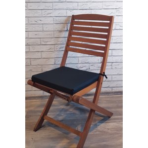 Zahradní podsedák na židli GARDEN color černá 40x40 cm Mybesthome