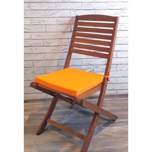 Zahradní podsedák na židli GARDEN color pomerančová 40x40 cm Mybesthome