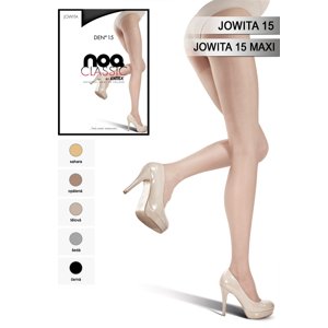JOWITA dámské punčochové kalhoty PLUS SIZE různé barvy 15 DEN KNITTEX Varianta: sahara, vel. 5