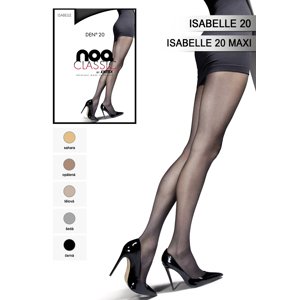 ISABELLE dámské punčochové kalhoty PLUS SIZE různé barvy 20 DEN KNITTEX Varianta: černá, vel. 5
