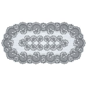 Žakárový ubrus - běhoun GREY různé rozměry šedá MyBestHome Rozměr: 120x160 cm