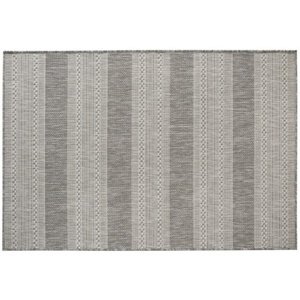 Venkovní vzorovaný koberec PANAMA 3152 šedá 120x170 cm, 160x230 cm Mybesthome Rozměr: 160x230 cm