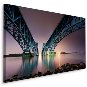 MyBestHome BOX Plátno Most South Grand Island Bridge V Usa Varianta: 30x20